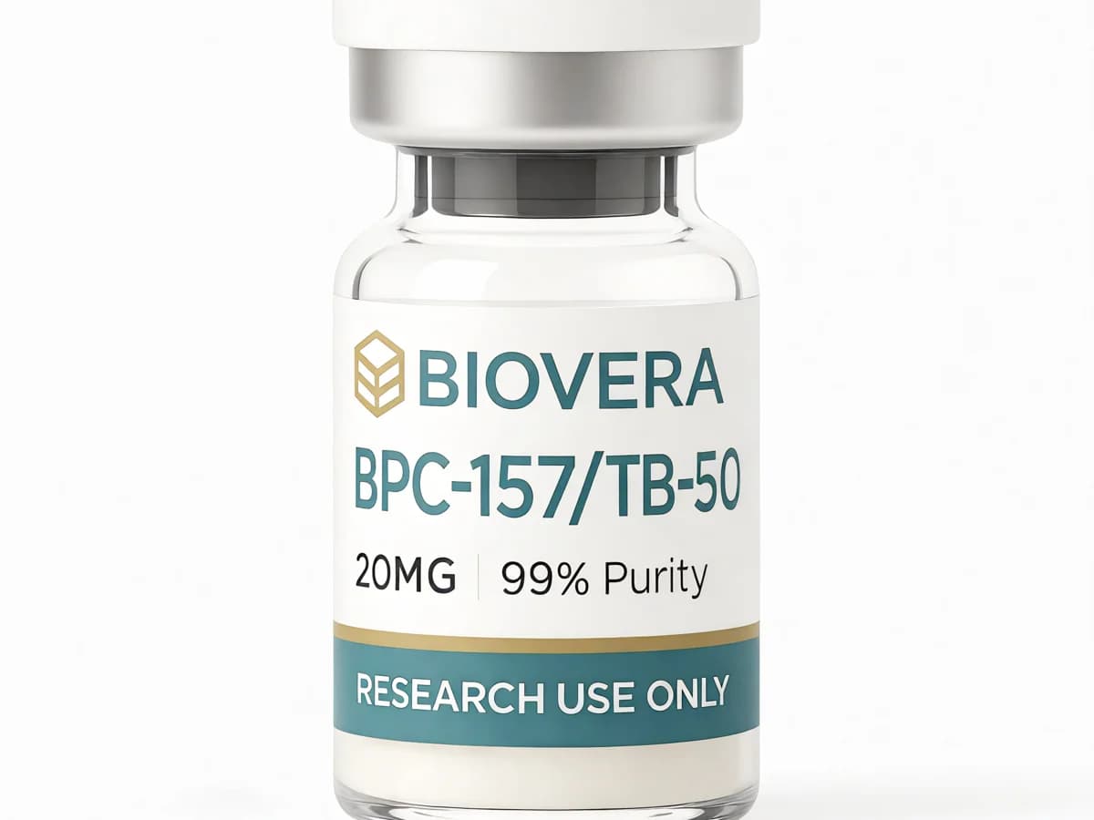 Biovera Research - BPC-157 / TB-500, 20mg research-grade peptide